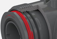 Detailansicht vom Linksgewinde