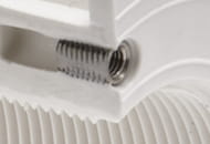 Detailansicht Edelstahl-Gewindeeinsatz