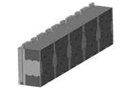 Detailansicht - Darstellung Betonvolumen