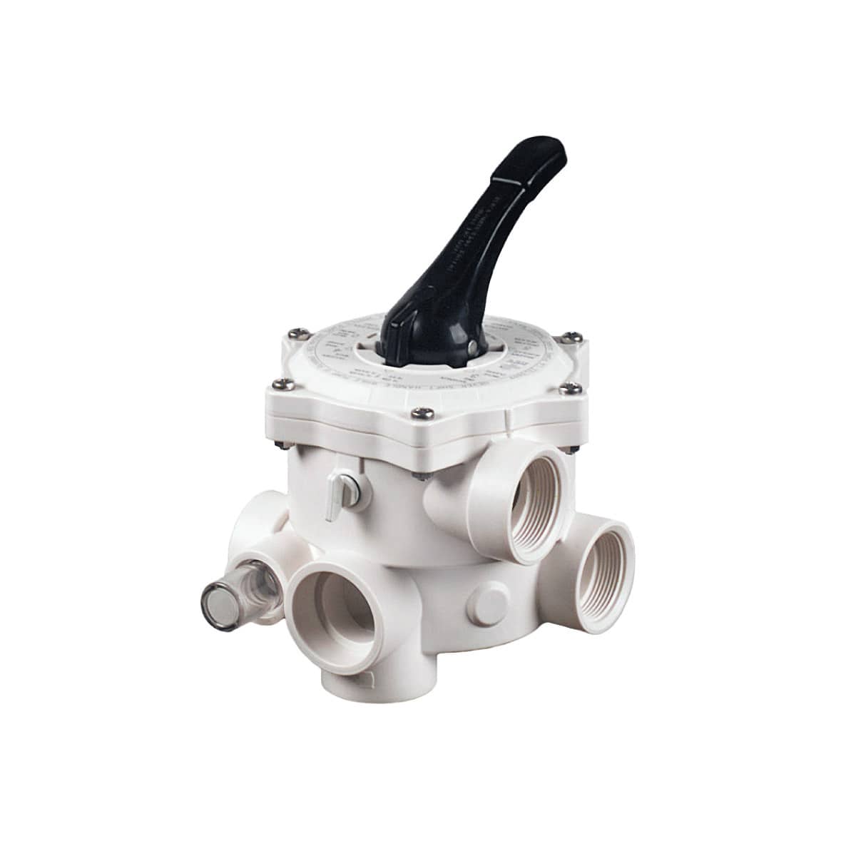 Rückspülventil V6 ND SM10 3 1½" ABS weiss, Gewinde BSP, Top+Bottom Klebe d50 metrisch PN3,5 NBR tpe Praher-Beschriftung Rückspülventil V6 ND SM10 3 1½" ABS weiss, Gewinde BSP, Top+Bottom Klebe d50 metrisch PN3,5 NBR tpe Praher-Beschriftung