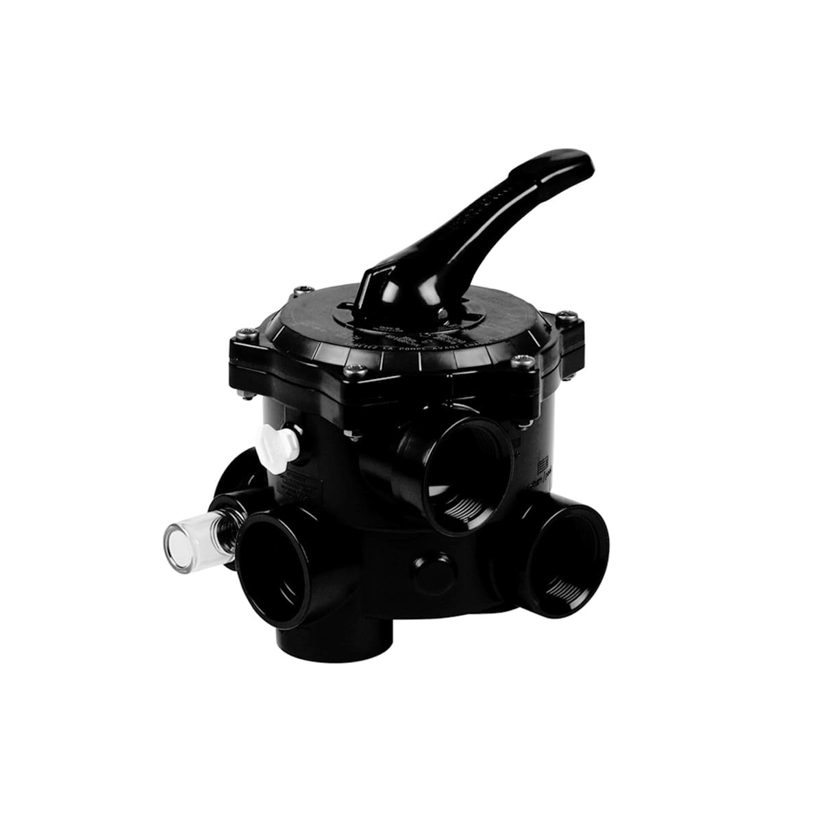 Rückspülventil V6 ND SM10 3 1½" ABS schwarz Gewinde BSP, Top+Bottom Klebe d50 metrisch PN3,5 NBR tpe Praher-Beschriftung Rückspülventil V6 ND SM10 3 1½" ABS schwarz Gewinde BSP, Top+Bottom Klebe d50 metrisch PN3,5 NBR tpe Praher-Beschriftung