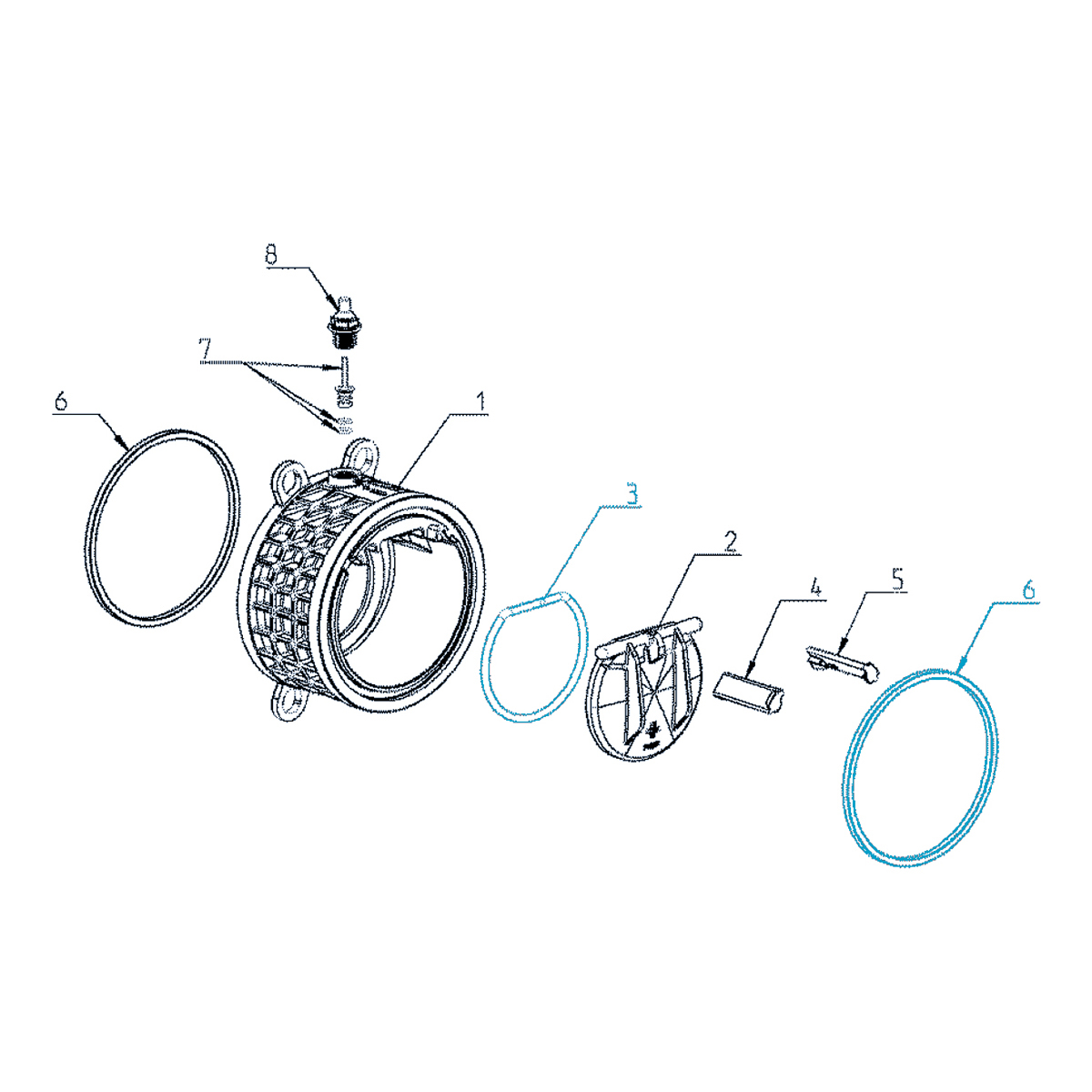 Dichtsatz FPM 3,2x 6 + 2x O-Ringe für Anzeigestift Dichtsatz FPM 3,2x 6 + 2x O-Ringe für Anzeigestift