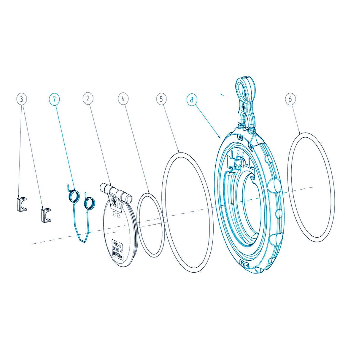 Federnset Hastelloy für RSK K6 Federnset Hastelloy für RSK K6