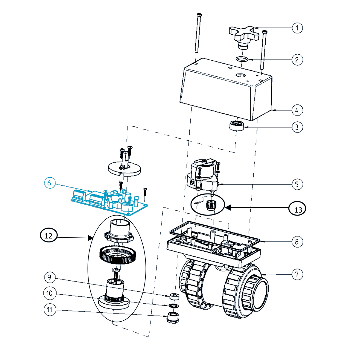 Platinen-Ersatzteilset für EO510 ECO - 230VAC Platinen-Ersatzteilset für EO510 ECO - 230VAC