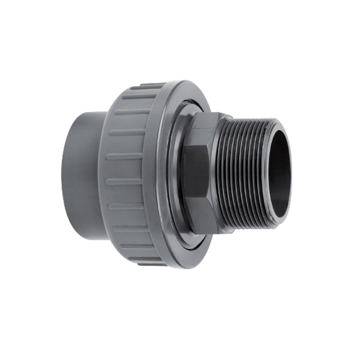 IBG® Verschraubung Klebemuffe / Außengewinde Type B, grau d12 - 1/4" IBG® Verschraubung Klebemuffe / Außengewinde Type B, grau d12 - 1/4"