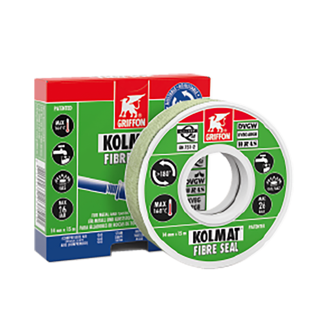 Dichtungsband FIBRE SEAL 14 mm x 15 m, Rolle Dichtungsband FIBRE SEAL 14 mm x 15 m, Rolle