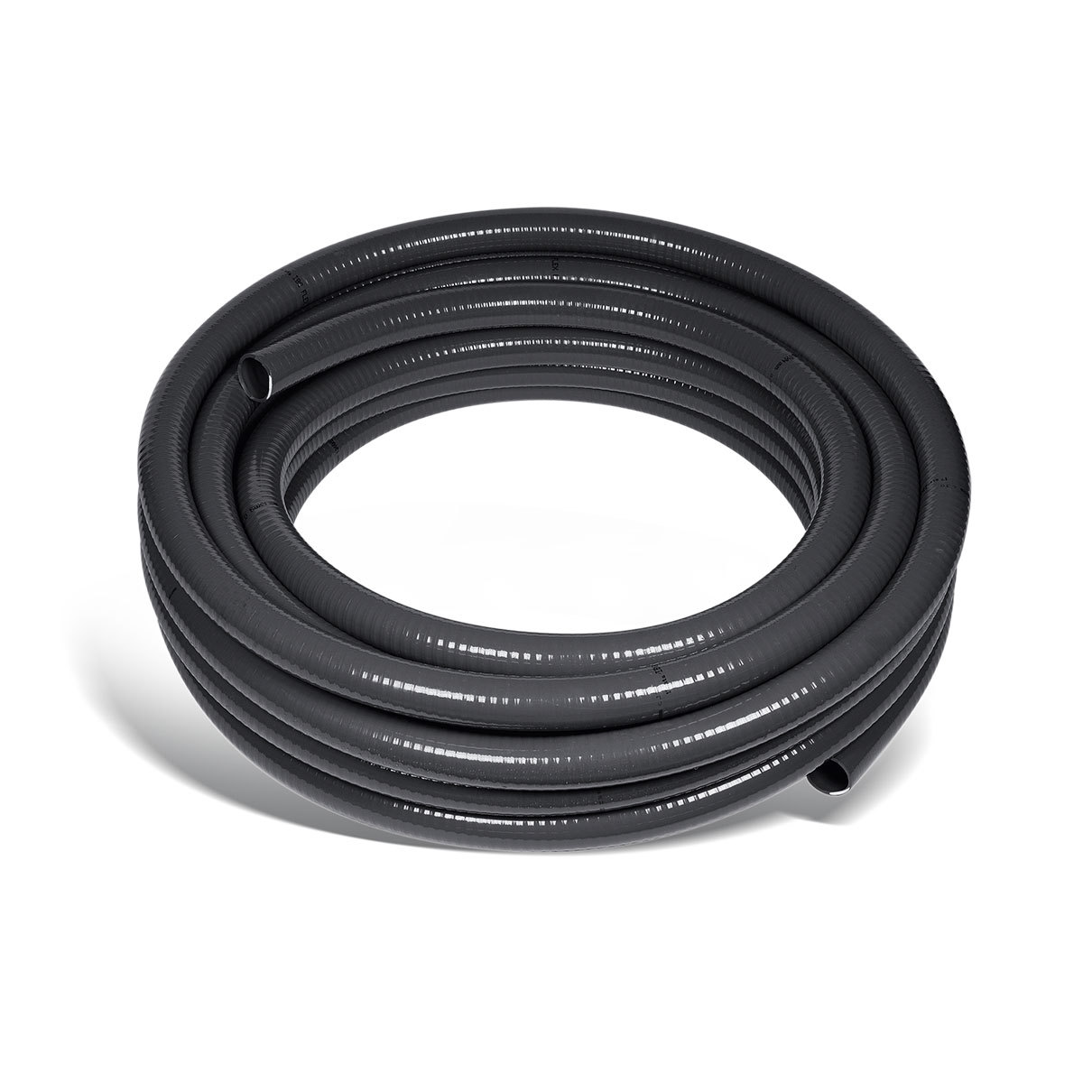 FlexFit flexibler PVC Druckschlauch, grau, 25 m Rolle 
