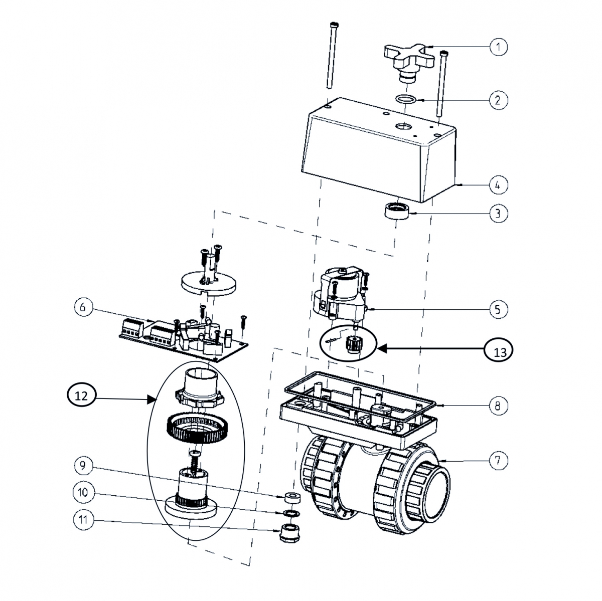 Ersatzteilset für EO510 IND Getriebemotor 6V DC Ersatzteilset für EO510 IND Getriebemotor 6V DC