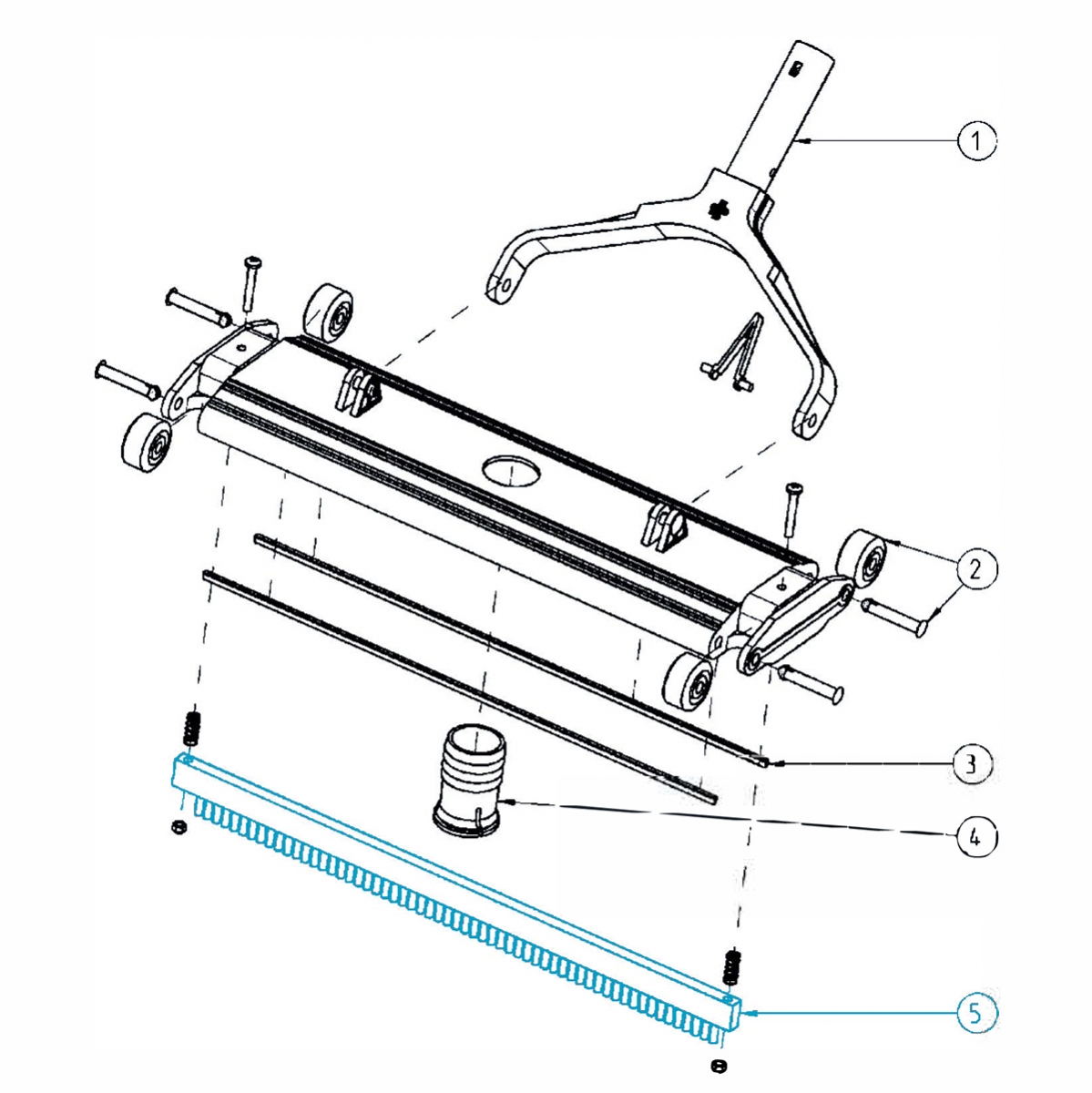 Bürste für Bodensauger 74488 schwere Ausführung 1 1/2"
 Bürste für Bodensauger 74488 schwere Ausführung 1 1/2"
