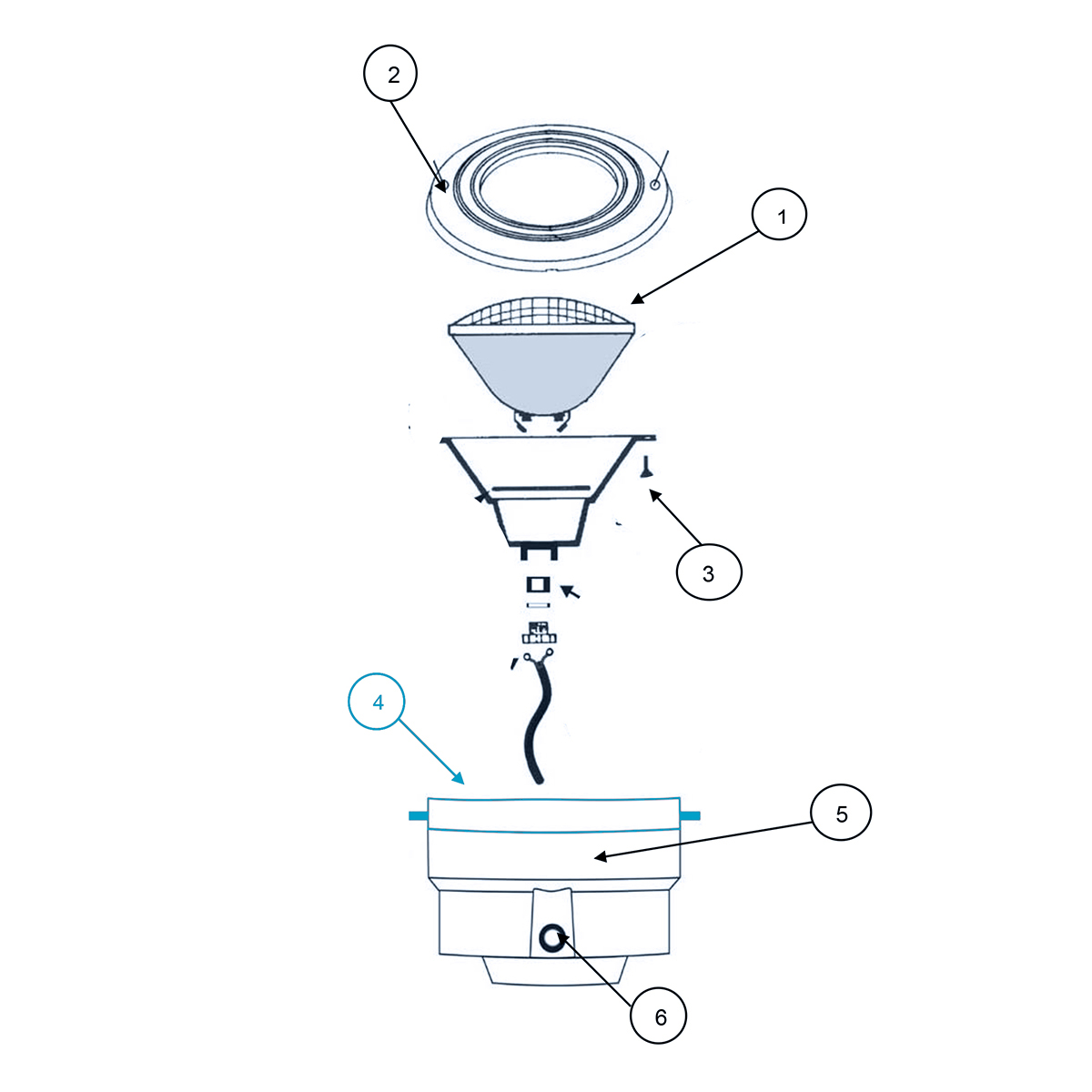 Dichtung und Flansch für
Unterwasserscheinwerfer f.
Stahlwand- u. Polyesterpool Dichtung und Flansch für
Unterwasserscheinwerfer f.
Stahlwand- u. Polyesterpool