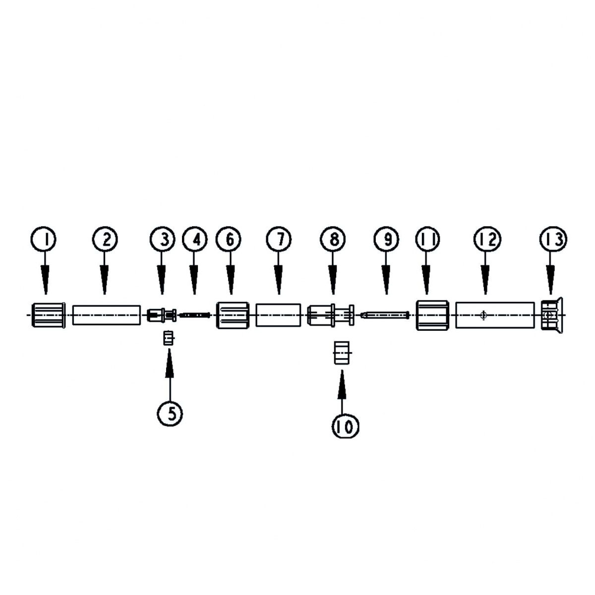 Ersatzteile für Ocean® Teleskopstange deluxe, 3-teilig 