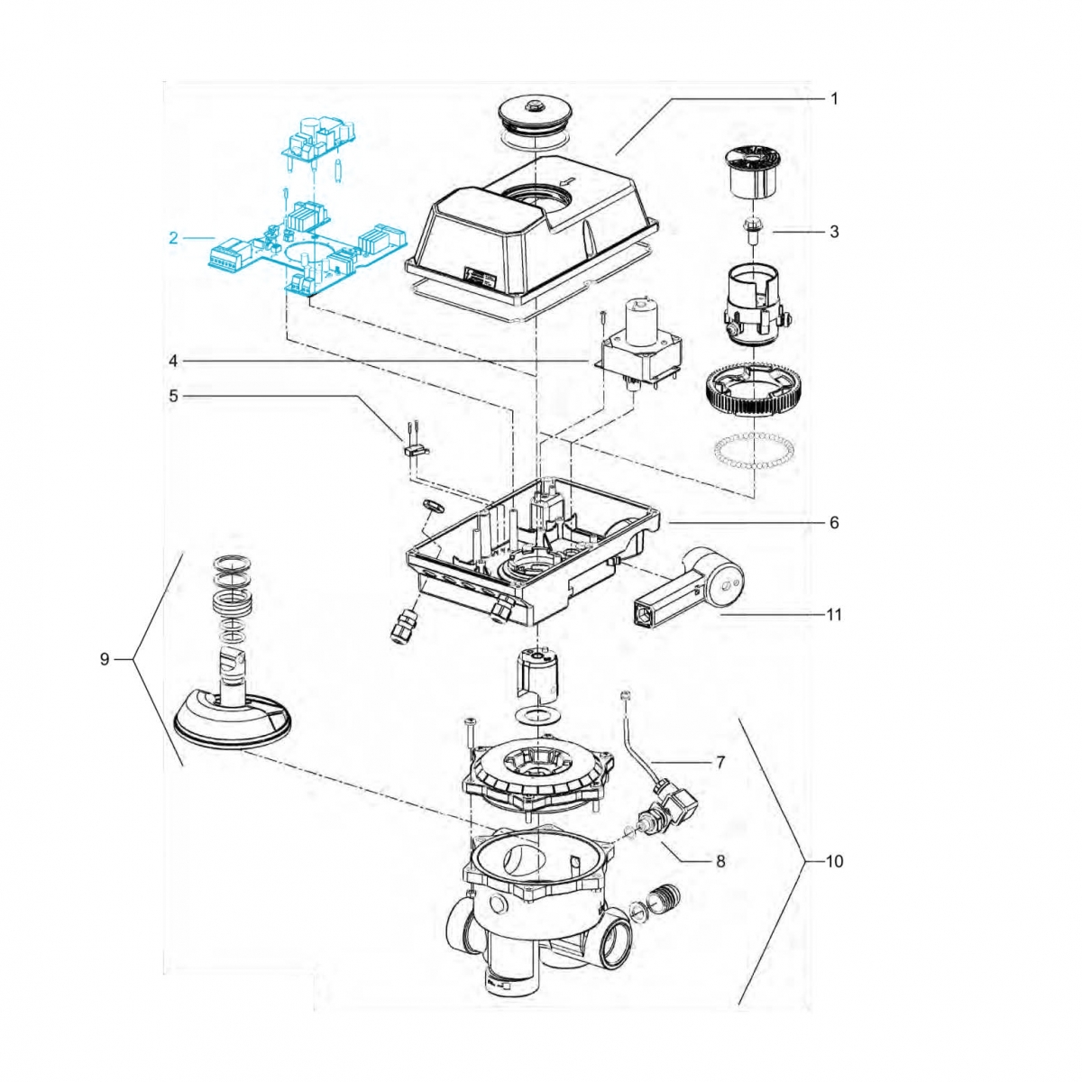 Ersatzteilset für Aquastar Loxone - Platine 230V Ersatzteilset für Aquastar Loxone - Platine 230V