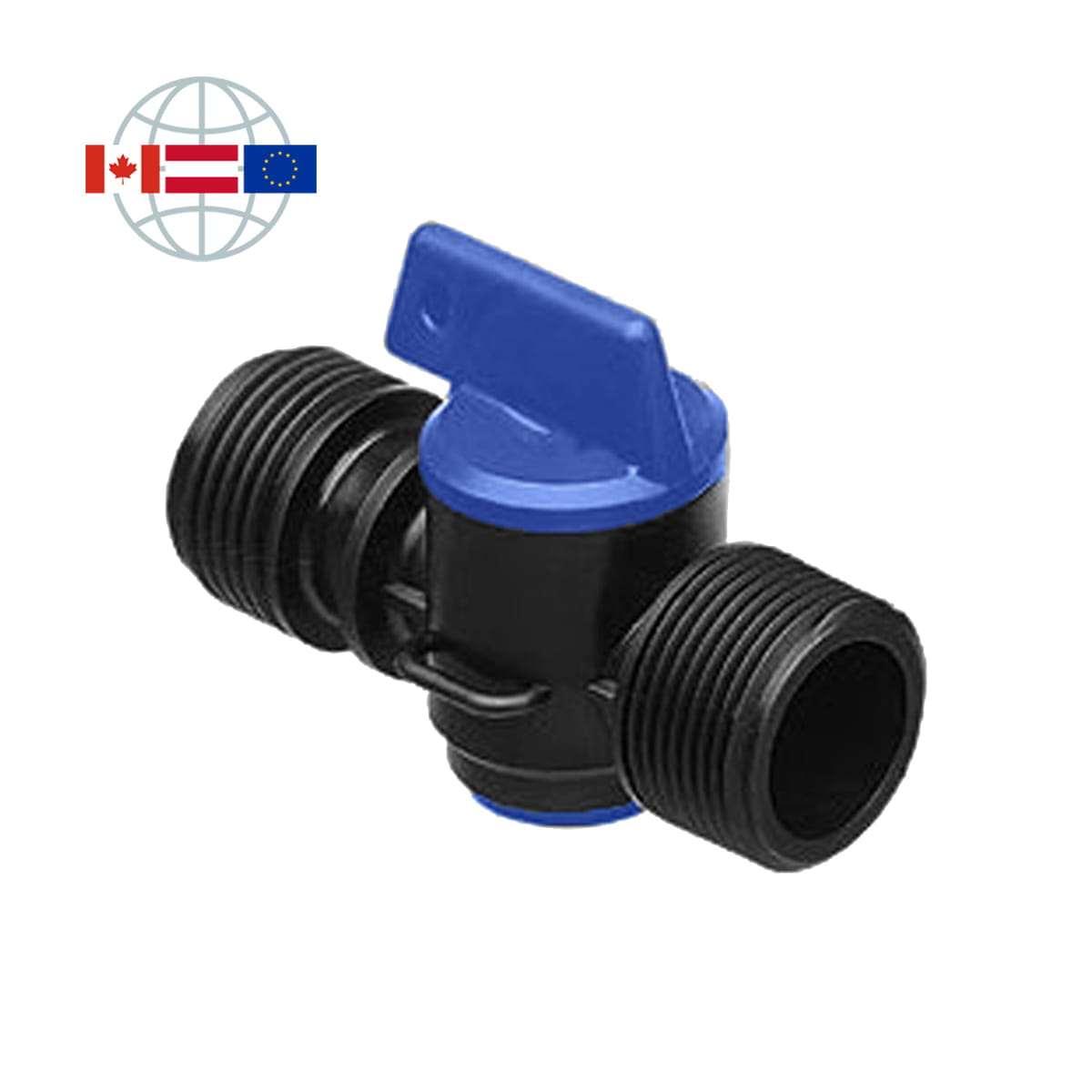 Praher Plastics Canada Ablassventil für Rückschlagventil, Außengewinde 3/4", EPDM O-Ringe Praher Plastics Canada Ablassventil für Rückschlagventil, Außengewinde 3/4", EPDM O-Ringe