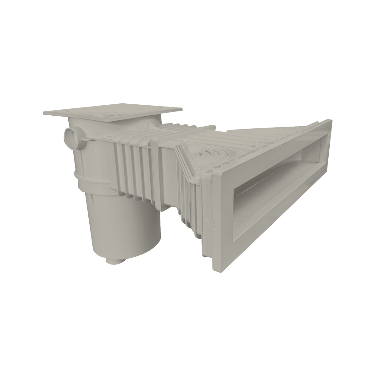 ​​Smart Hochwasserstandskimmer High500, ABS, sand, mit Messingbuchsen ​​Smart Hochwasserstandskimmer High500, ABS, sand, mit Messingbuchsen