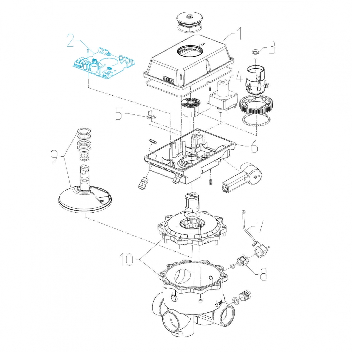 Ersatzteilset für Aquastar EasyII - Platine 230V Ersatzteilset für Aquastar EasyII - Platine 230V