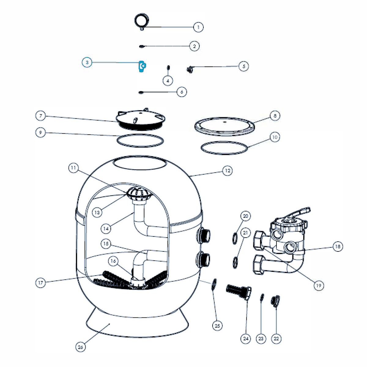 T- stück für Manometer für VIENNA II Filter T- stück für Manometer für VIENNA II Filter