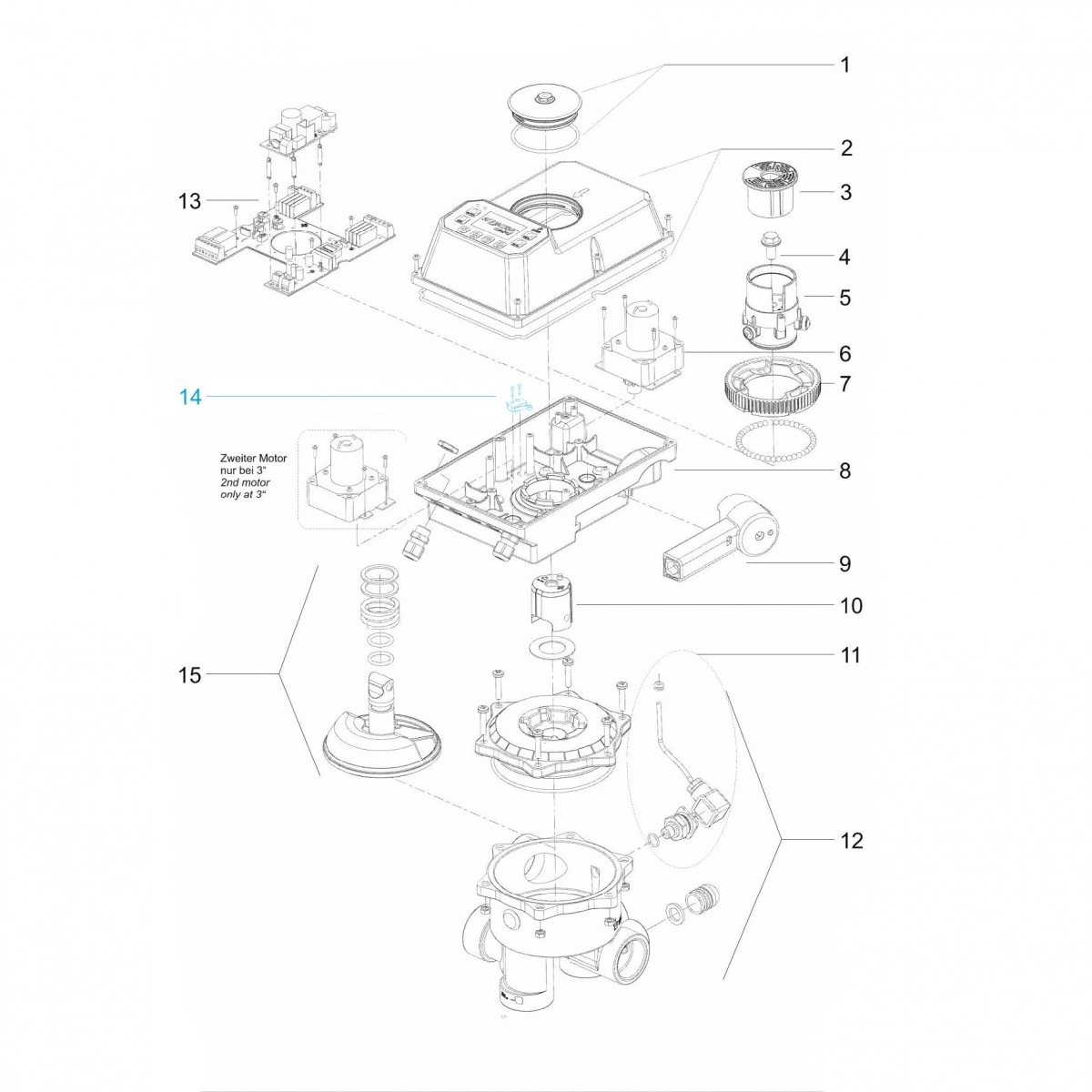 Ersatzteilset für Aquastar Control - Pumpenendschalter bei 6V DC Motor Ersatzteilset für Aquastar Control - Pumpenendschalter bei 6V DC Motor
