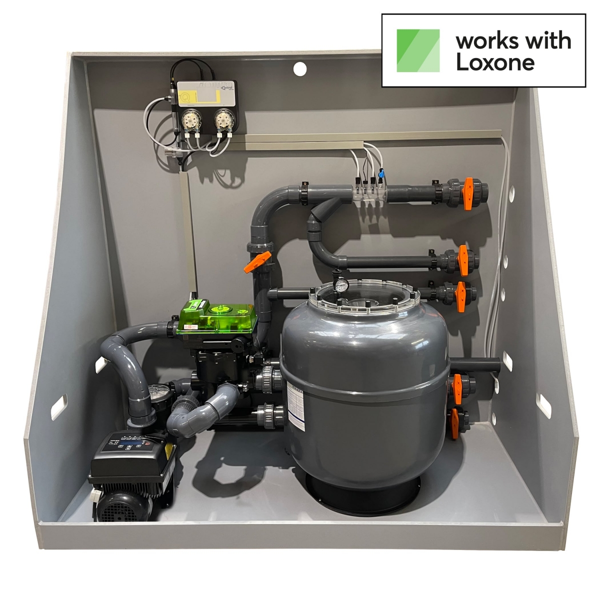 iQnnect Base Chlor NET pH/Cl d500, Pooltechnik-Komplettset mit Chlordesinfektion, für Skimmerbecken iQnnect Base Chlor NET pH/Cl d500, Pooltechnik-Komplettset mit Chlordesinfektion, für Skimmerbecken