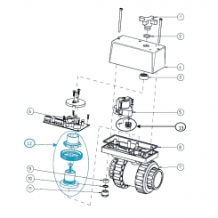 Zahnrad, Mitnehmer und Kupplung Zahnrad, Mitnehmer und Kupplung