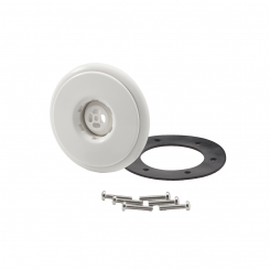 Ocean Einströmdüse M5 De Luxe DIN, ABS, integrierte M5 A4 Edelstahl-Gewindeeinsätze, DIN EN16582 Kugel, Einbauset für Folienbecken, weiß Ocean Einströmdüse M5 De Luxe DIN, ABS, integrierte M5 A4 Edelstahl-Gewindeeinsätze, DIN EN16582 Kugel, Einbauset für Folienbecken, weiß