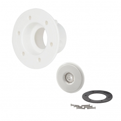 Einströmdüse Ocean®  kurze Ausführung, PT DIN Schraubenset selbstschneidend für Folien – und Stahlwandbecken, ABS weiß im Set Einströmdüse Ocean®  kurze Ausführung, PT DIN Schraubenset selbstschneidend für Folien – und Stahlwandbecken, ABS weiß im Set