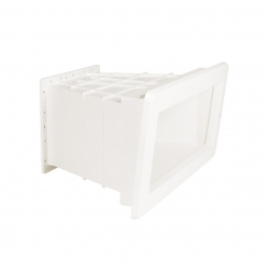 Verbreiterung für Skimmer Ocean® De Luxe M5 ABS weiss, Edelstahleinsätze A4 6° für Polyesterbecken Verbreiterung für Skimmer Ocean® De Luxe M5 ABS weiss, Edelstahleinsätze A4 6° für Polyesterbecken