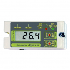 iQntrol-S2 Solarsteuerung mit großer Digitalanzeige 