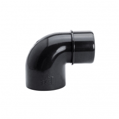 IBG® Reduzierwinkel 90° Klebemuffe / Klebestutzen, schwarz (Solarsysteme), PN16 