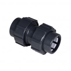 IBG® FlexFit® Doppelverschraubung, Klemm – Klemm d63 × 63 IBG® FlexFit® Doppelverschraubung, Klemm – Klemm d63 × 63