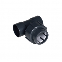IBG® FlexFit® Übergangs T-Stück 90°, Klemm – Klebemuffe d63 × 63 × 63 IBG® FlexFit® Übergangs T-Stück 90°, Klemm – Klebemuffe d63 × 63 × 63