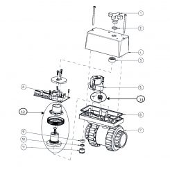 Ersatzteil Ersatzteilset für EO510 ECO Hauptplatine 230VAC 
