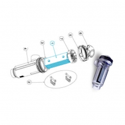 Selbstreinigendes Elektrodenset 24 g für Domotic Selbstreinigendes Elektrodenset 24 g für Domotic