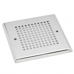 Ocean®  Bodenablaufabdeckung „Square“, 24 × 24cm, d8 Bohrungen AISI316/V4A Ocean®  Bodenablaufabdeckung „Square“, 24 × 24cm, d8 Bohrungen AISI316/V4A