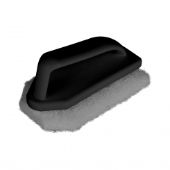 Ocean® Handschrubber De Luxe, PP, schwarz 