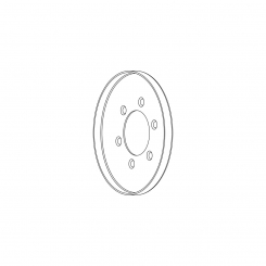 Installationskit für ultraflache Blenden für Betonbecken mit Fliesen/Mosaik, d 170 mm Installationskit für ultraflache Blenden für Betonbecken mit Fliesen/Mosaik, d 170 mm