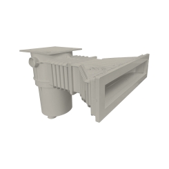 ​​Smart Hochwasserstandskimmer High500, ABS, sand, mit Messingbuchsen ​​Smart Hochwasserstandskimmer High500, ABS, sand, mit Messingbuchsen