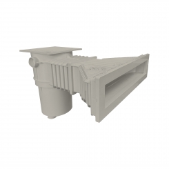 Smart Hochwasserstandskimmer High500, ABS, sand 