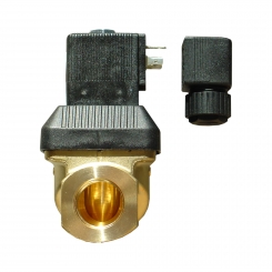 Magnetventil aus Messing 1“, 230VAC, stromlos geschlossen Magnetventil aus Messing 1“, 230VAC, stromlos geschlossen