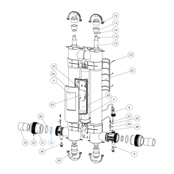 Edelstahlring 10mm/44.5mm für Quantum oder UV-C 55W/110W Edelstahlring 10mm/44.5mm für Quantum oder UV-C 55W/110W