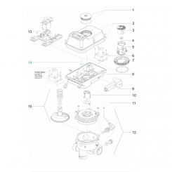 Ersatzteilset für Aquastar Control - Pumpenendschalter bei 6V DC Motor Ersatzteilset für Aquastar Control - Pumpenendschalter bei 6V DC Motor