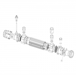 Dichtung für Titan Röhrenwärmetauscher Dichtung für Titan Röhrenwärmetauscher